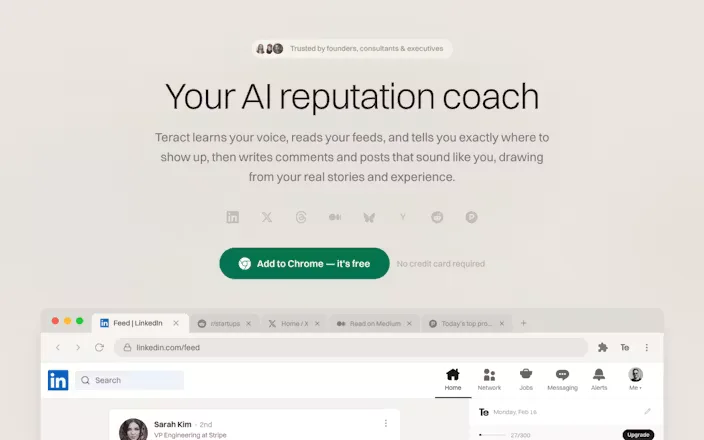 Teract screenshot 1