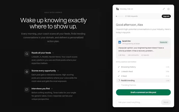 Teract screenshot 2